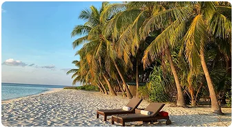 Travelers exploring a scenic destination